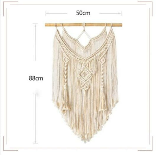 Natural Macrame Wall Hanging Tapestry