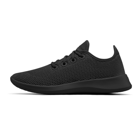 Men's Tree Runners - Jet Black (Black Sole)