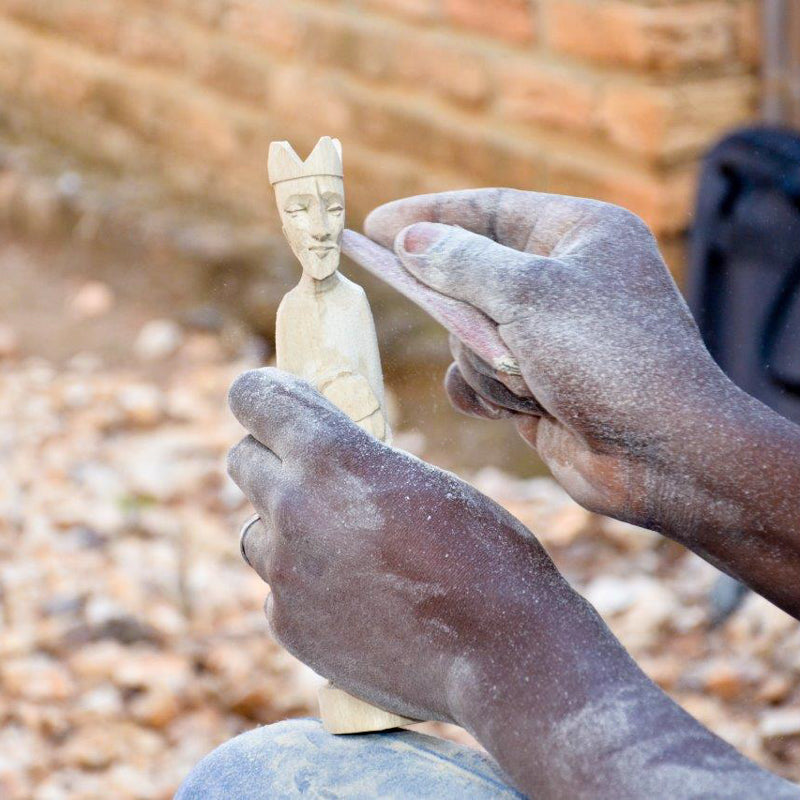 Hand Carved Nativity Set