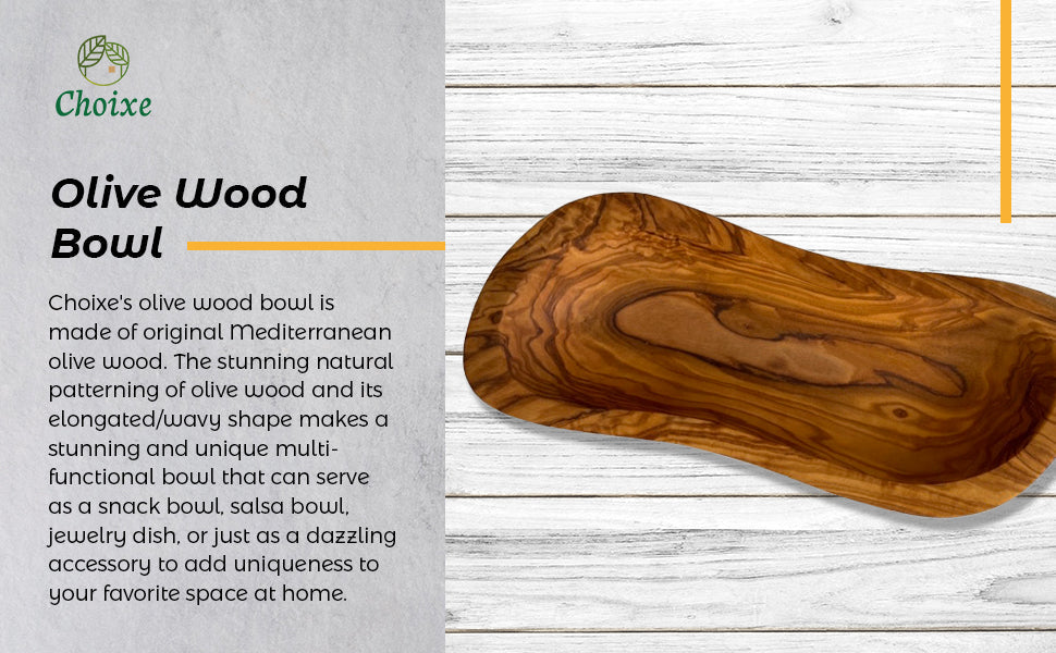 Mediterranean Olive Wood Multi-Purpose Bowl