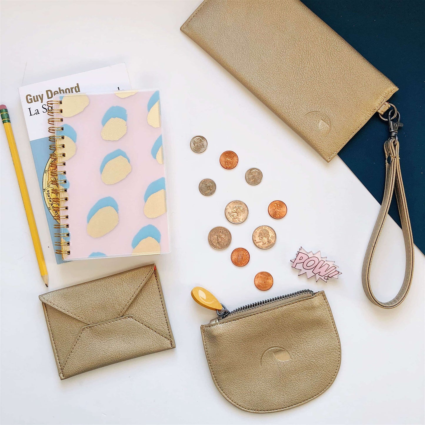 Vegan Gift Set | Card Case + Wallet Wristlet + Coin Purse