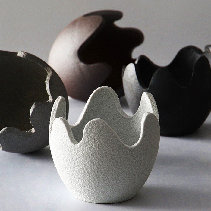 Handmade Ceramic Eggshell Flower Pot