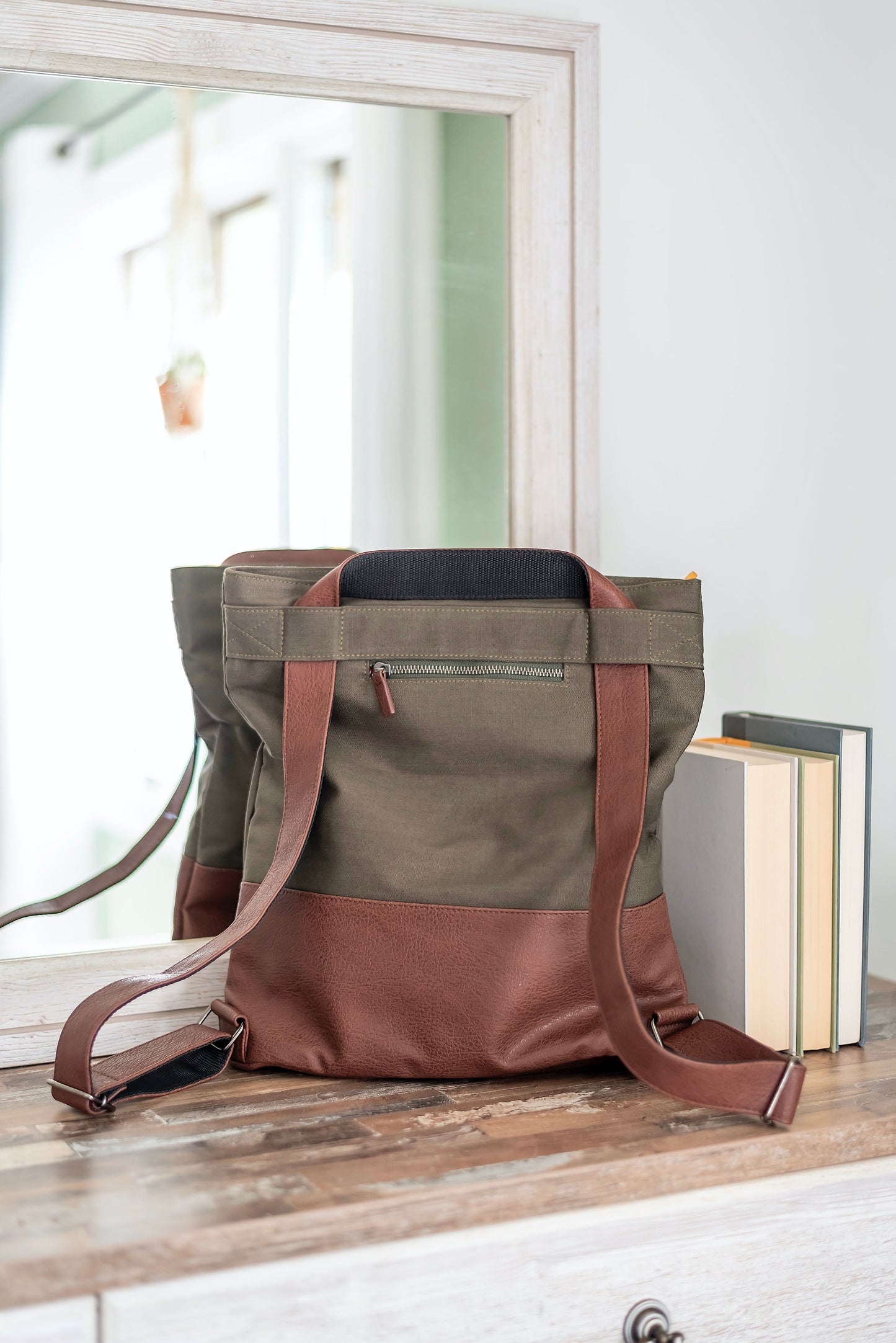 3-in-1 tote + backpack + crossbody - the ROCKAWAY