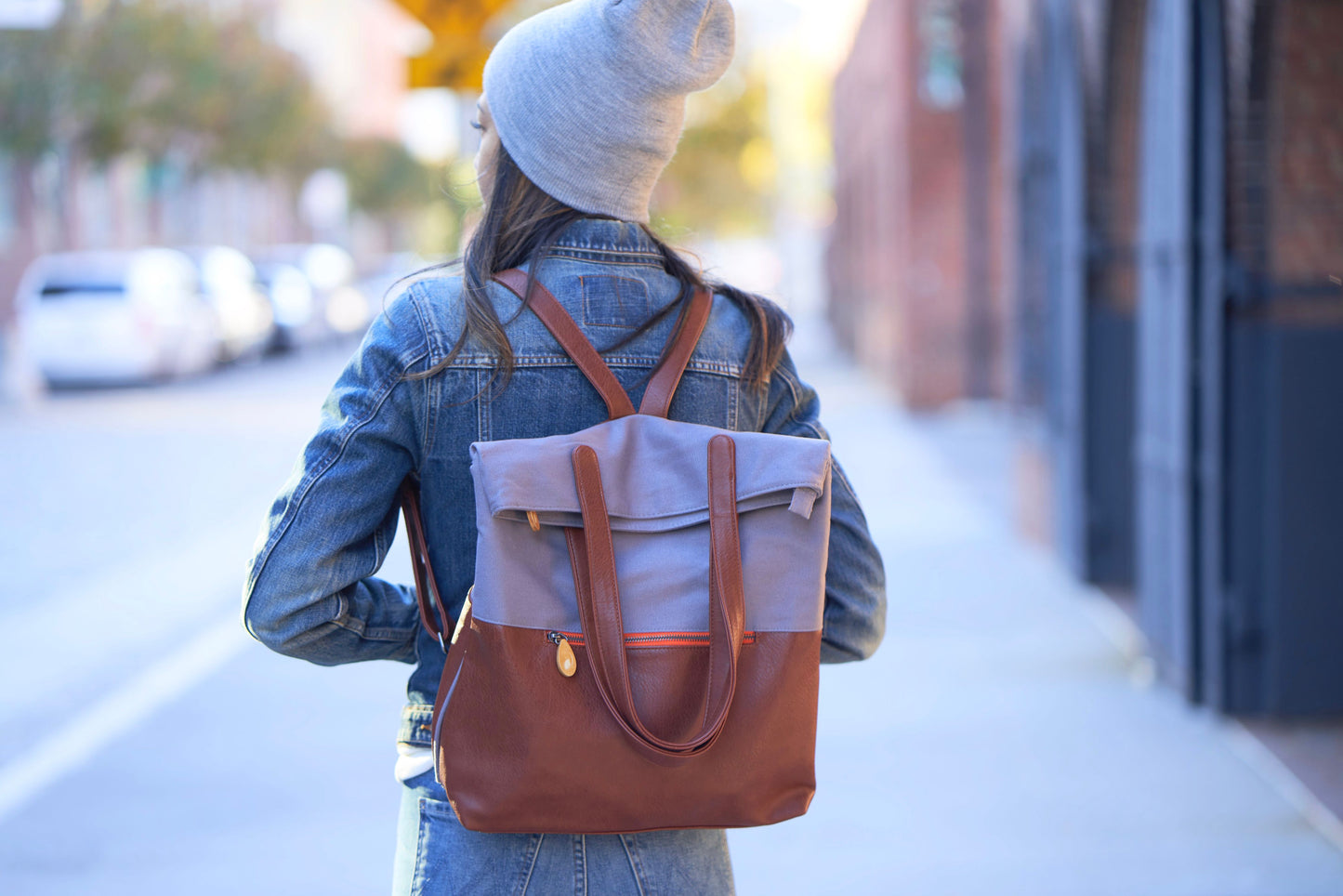 Greenpoint Vegan Backpack Tote