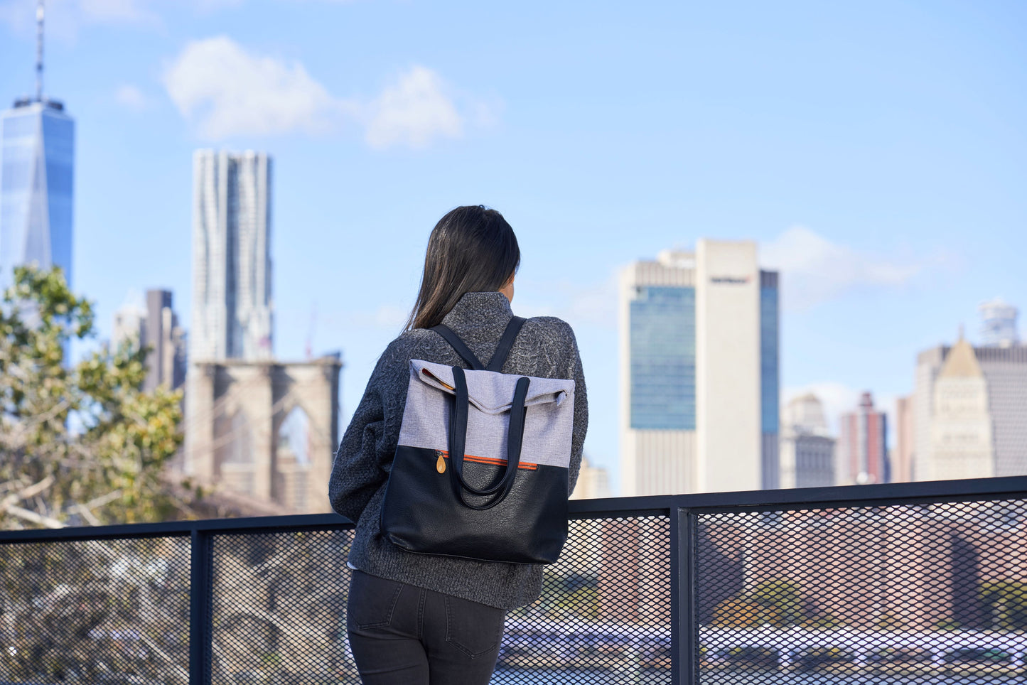 Greenpoint Vegan Backpack Tote