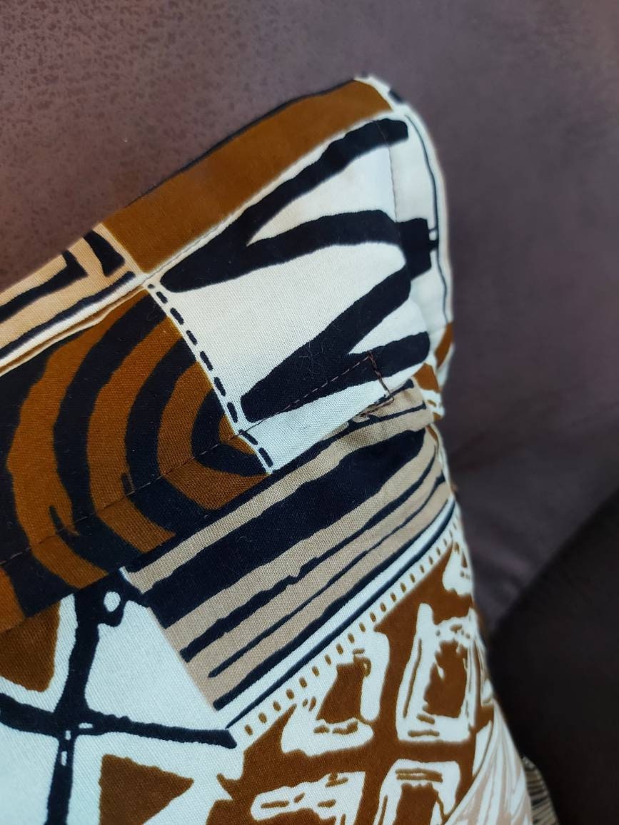 Set of 2 / 4 African Print | 40x40cm | Mudcloth Boho Cushion Cover